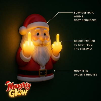 Naughty Glow™ Christmas Lamp